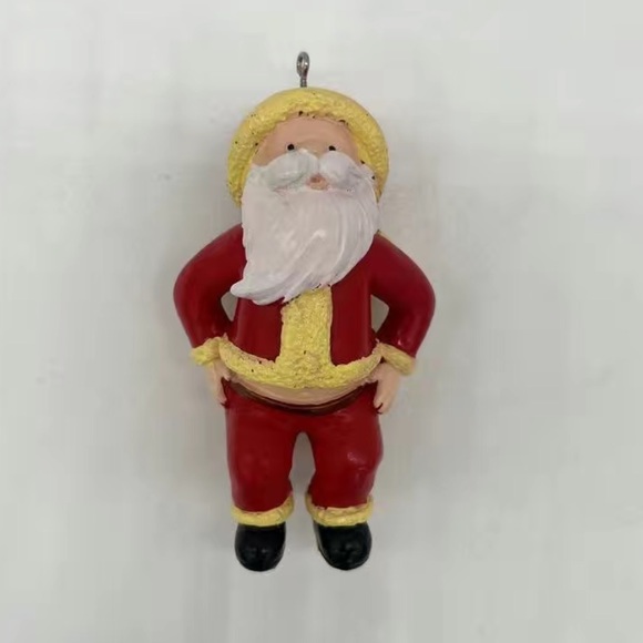 NWT Santa Claus Plastic Christmas Tree Ornament - Picture 2 of 3